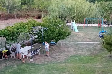 playground in the garden, apartments Peric Marija in Lopar